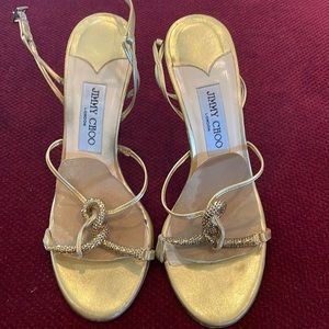 Jimmy Choo Gold Heels